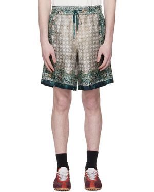 Amiri Bandana Shorts - Black