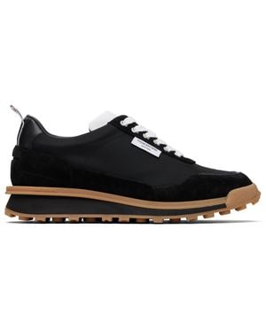 Thom Browne Tech Nylon Alumni Trainers - Black