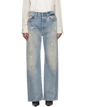 Acne Studios ブルー 2021F ルーズフィット ジーンズ - ブラック