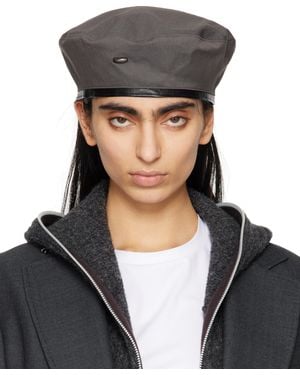 Our Legacy Twill Beret - Black