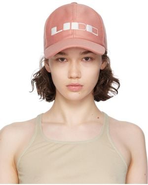 Rick Owens ベースボールキャップ - ピンク