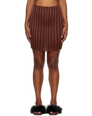 a. roege hove Burgundy Katrine Miniskirt - Red