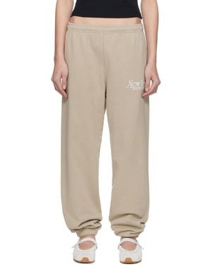Sporty & Rich Ny 94 Joggers - Natural