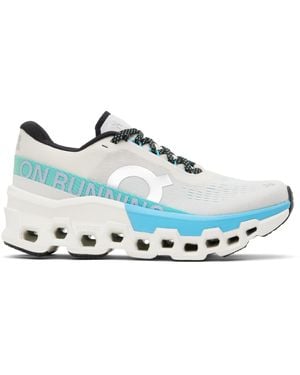 On Shoes オフホワイト＆ブルー Cloudmster 2 スニーカー - ブラック