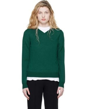 High Sport Billie Vneck Jumper - Green