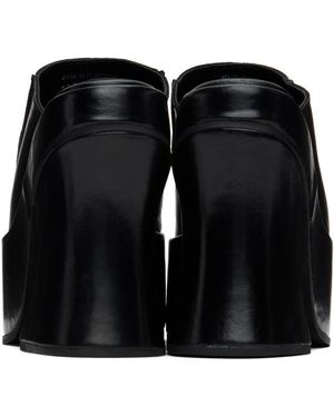 【関税込み】Eckhaus Latta ブラック Frame ミュール Eckhaus Latta Black Studded Mules Eckhaus Latta