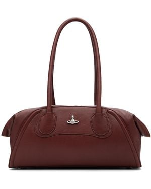 Vivienne Westwood Burgundy Shirley Small Holdall Bag - Red
