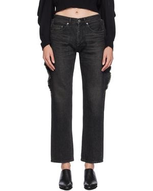 Undercover Frayed Edge Jeans - Black