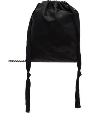 Ann Demeulemeester ブラック ミディアム Vide Soft バッグ