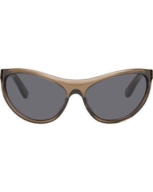 THISTLES Lunettes De Soleil Lex Brunes - Gris