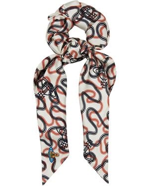 Vivienne Westwood Wiggle Large Scrunchie - Black