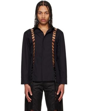OLLY SHINDER Tab Shirt - Black