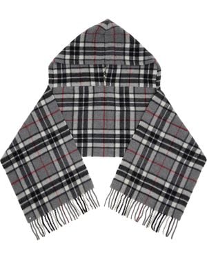 Bless Hood Scarf - Gray