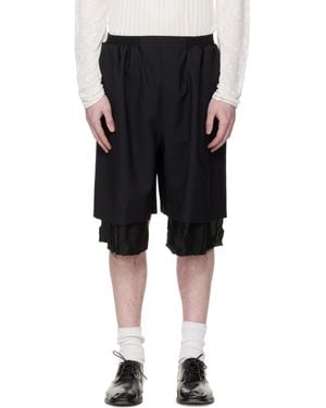 Edward Cuming Exploded Lining Shorts - Black