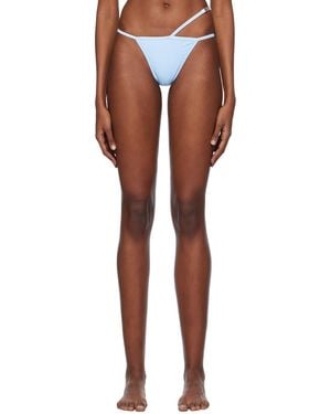 Gcds Blue Hardware Bikini Bottom - Black