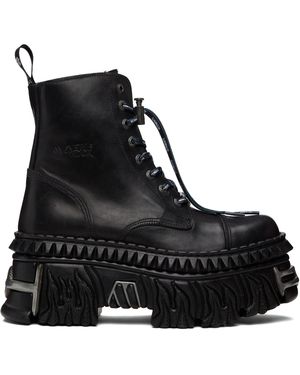 Vetements Bottes Militaires Noires Édition New Rock