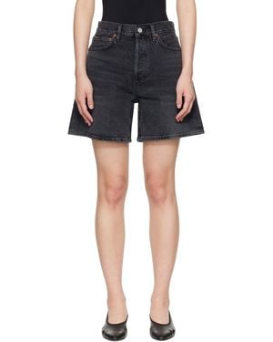 Agolde Dame Denim Shorts - Blue