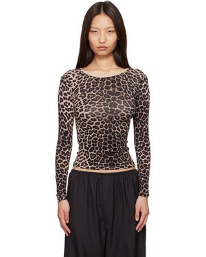 Baserange Tan Emiliy Long Sleeve T-Shirt - Black