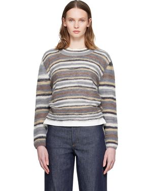 A.P.C. Pull Gabby Multicolore - Gris