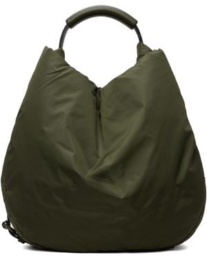 Moschino Khaki 'Handle Me' Medium Bag - Green