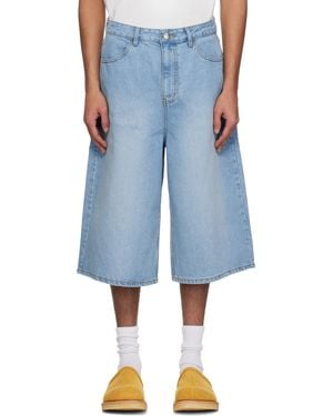 Adererror Significant Trs Tag 01 Denim Shorts - Blue