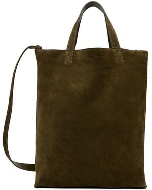 A.P.C. Khaki Cabas Maiko Medium Tote - Green