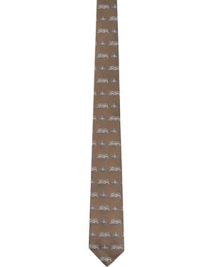 Vivienne Westwood 7Cm 'Lion' Tie - Metallic