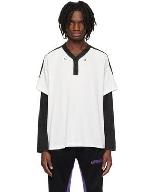 Kusikohc Baseball Long Sleeve Top - Black