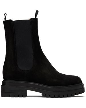 Gianvito Rossi ブラック Chester チェルシーブーツ