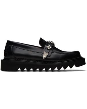 Toga Virilis Polished Loafers - Black