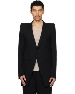 Rick Owens Temple Larry Neue Blazer - Black