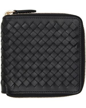 Dragon Diffusion Interlaced Square Zip Around Wallet - Black
