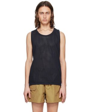 Howlin' Débardeur Adults Only Bleu Marine En Filet - Noir