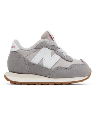 New Balance ベビー｜グレー 237 Bungee スニーカー