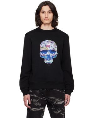 Paul Smith Zebra Skull スウェットシャツ - ブラック