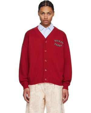 KENZO Paris Verdy Edition Cardigan - Red