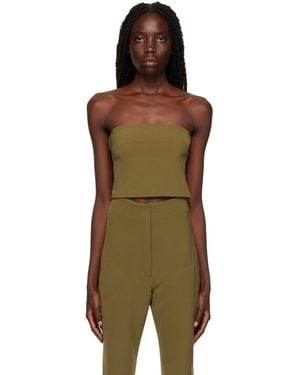 Paris Georgia Basics Khaki Audrey Camisole - Black