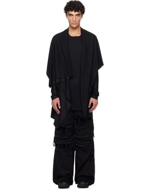 Julius Veiled Cardigan - Black