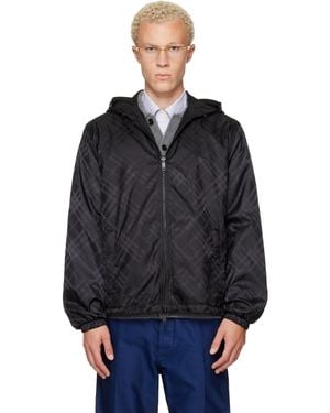 Burberry Check Reversible Jacket - Black