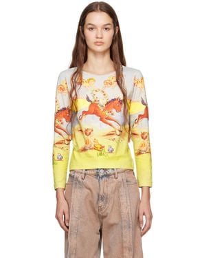 Molly Goddard Colour Shaw Long-sleeve T-shirt - Orange