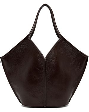 Hereu Calella Distressed Tote - Black