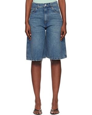 Coperni Bermuda Denim Shorts - Blue
