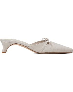 BY FAR Babybow Heels - White