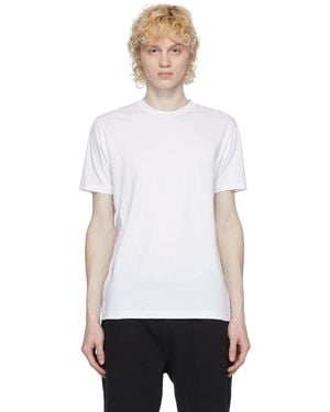 Sunspel ホワイト オーガニック コットン Riviera T シャツ