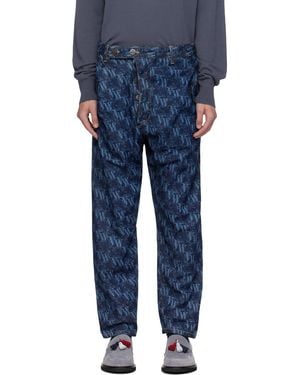 Vivienne Westwood Drunken Jeans - Blue