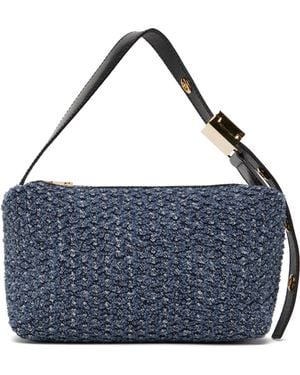 Sacai ブルー New Pochette Punching デニム バッグ
