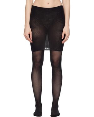 Marie Adam-Leenaerdt Collant Miniskirt - Black