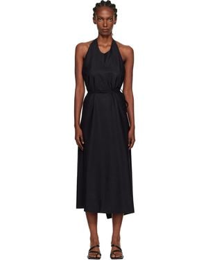 Baserange Apron Midi Dress - Black