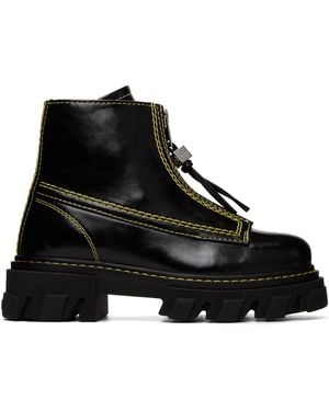 Ganni Cleated Boots - Black