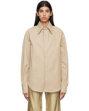 Bianca Saunders Row Back Shirt - Natural